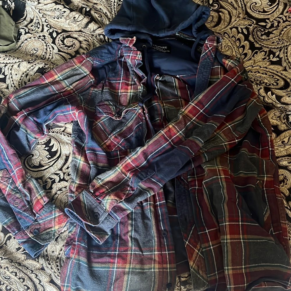 Empyre hooded flannel